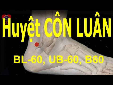 BL60 | Huyệt Côn luân | Kinh Túc thái dương Bàng quang | Acupoint VIKUDO