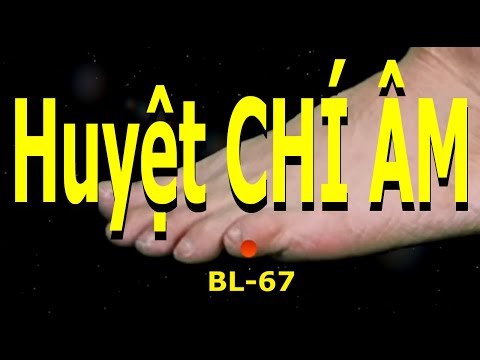BL67 | Huyệt Chí âm | Túc thái dương bàng quang | Acupoint VIKUDO
