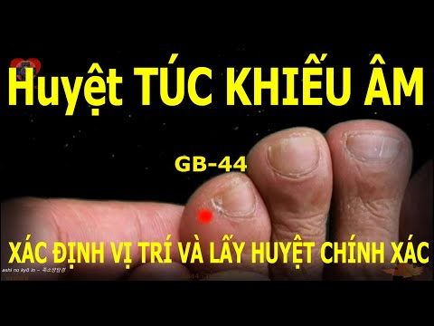 GB44 | Huyệt Túc khiếu âm | Kinh Túc thiếu dương đởm | Acupoint VIKUDO