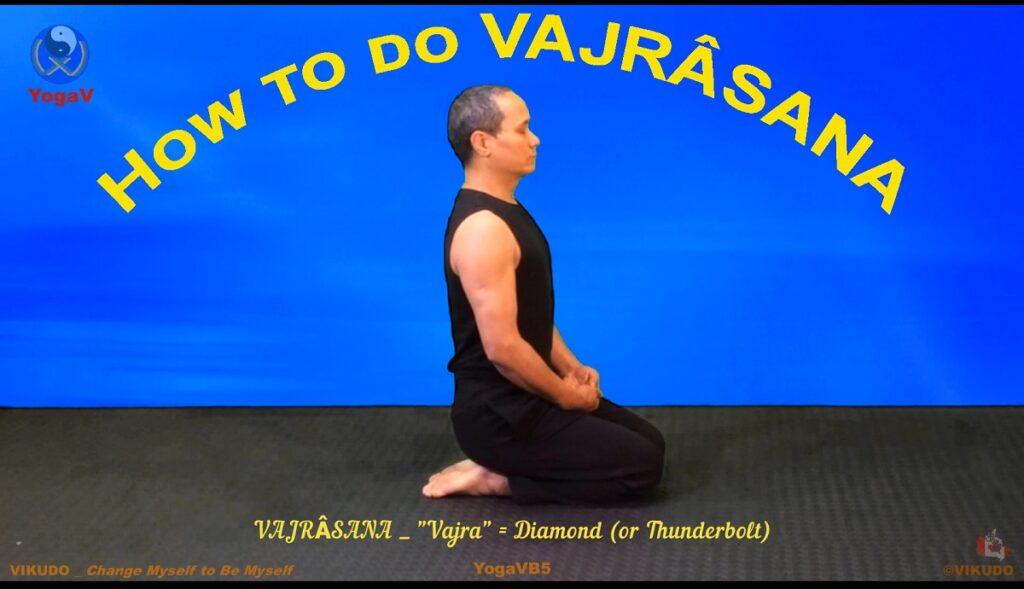 yoga vikudo, yogav, diamond pose