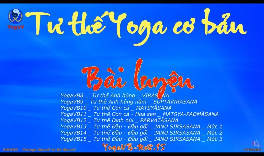 Review tư thế 8-15 _ Yoga cơ bản