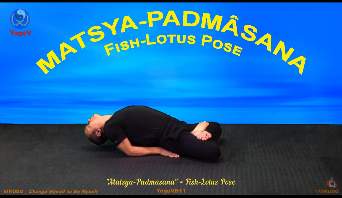 yoga vikudo, yogav,, Fish Lotus Pose